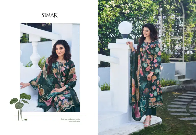 Hana By Glossy Jam Cotton Digital Printed Dress Material Suppliers In India